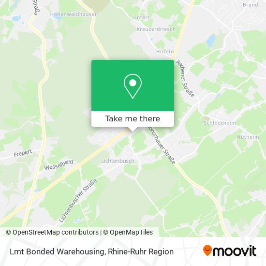Lmt Bonded Warehousing map