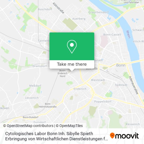 Cytologisches Labor Bonn Inh. Sibylle Spieth Erbringung von Wirtschaftlichen Dienstleistungen für u map