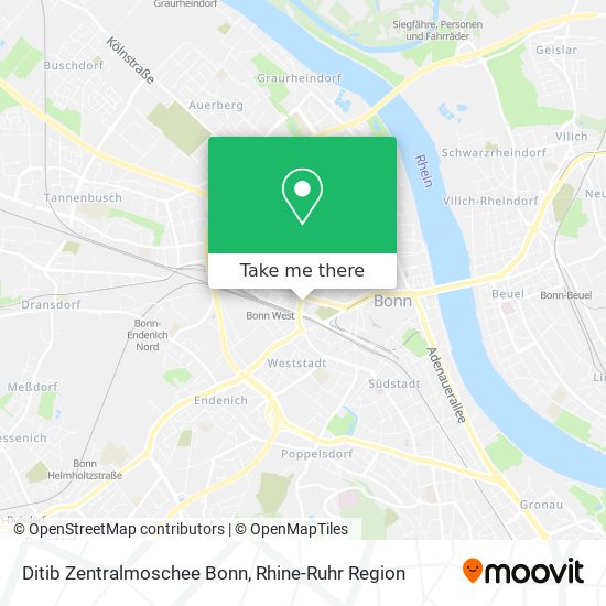 Ditib Zentralmoschee Bonn map
