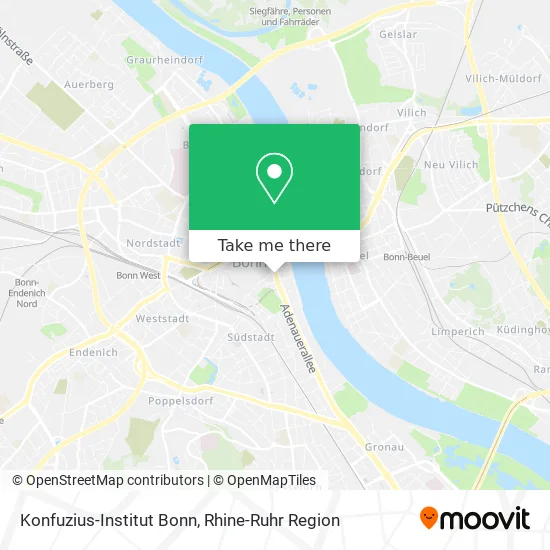 Карта Konfuzius-Institut Bonn