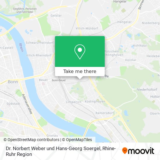 Dr. Norbert Weber und Hans-Georg Soergel map