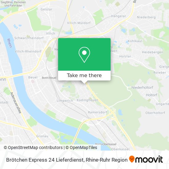 Brötchen Express 24 Lieferdienst map