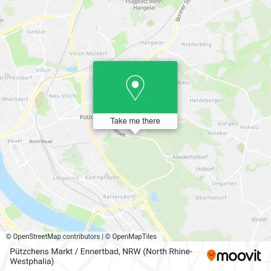 Карта Pützchens Markt / Ennertbad