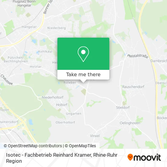 Isotec - Fachbetrieb Reinhard Kramer map