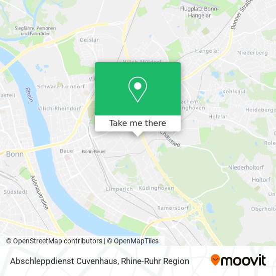 Abschleppdienst Cuvenhaus map