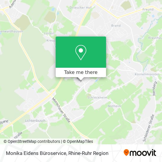 Monika Eidens Büroservice map
