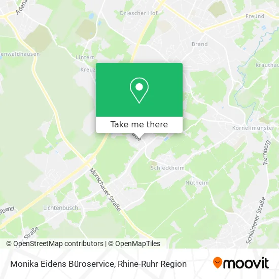 Карта Monika Eidens Büroservice