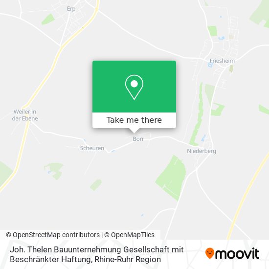 Joh. Thelen Bauunternehmung Gesellschaft mit Beschränkter Haftung map