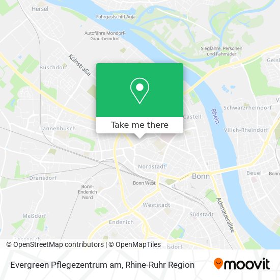 Evergreen Pflegezentrum am map