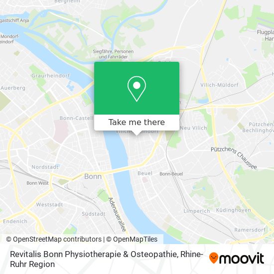 Revitalis Bonn Physiotherapie & Osteopathie map