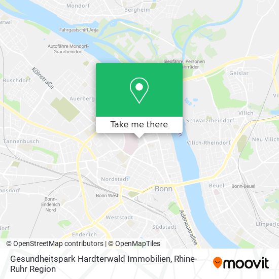 Gesundheitspark Hardterwald Immobilien map