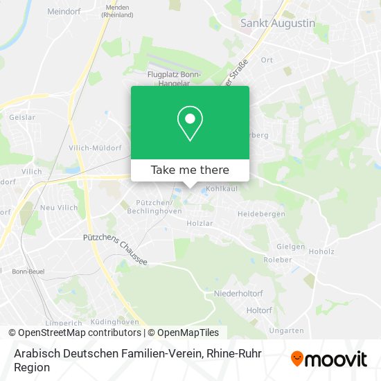 Arabisch Deutschen Familien-Verein map