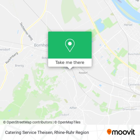 Catering Service Theisen map