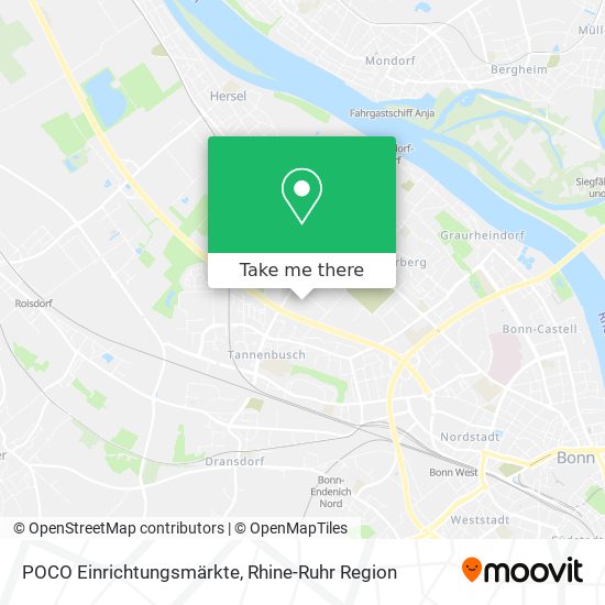 POCO Einrichtungsmärkte map