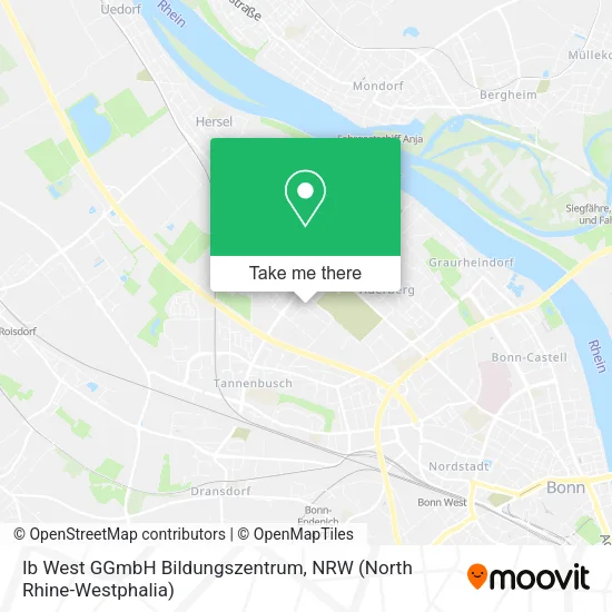 Карта Ib West GGmbH Bildungszentrum