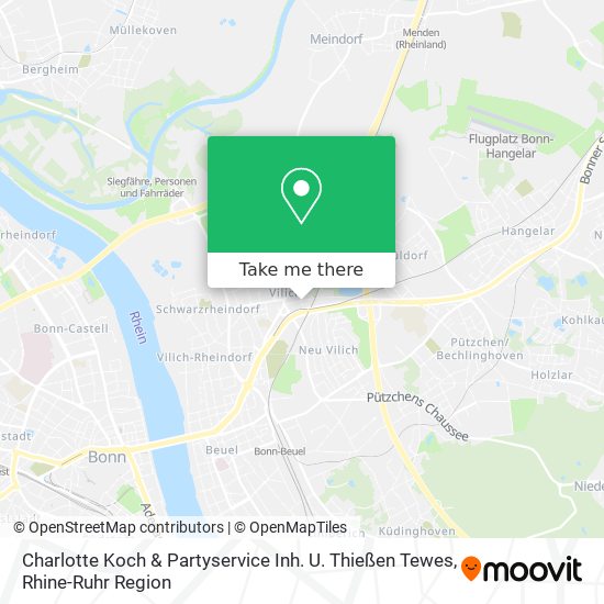 Charlotte Koch & Partyservice Inh. U. Thießen Tewes map