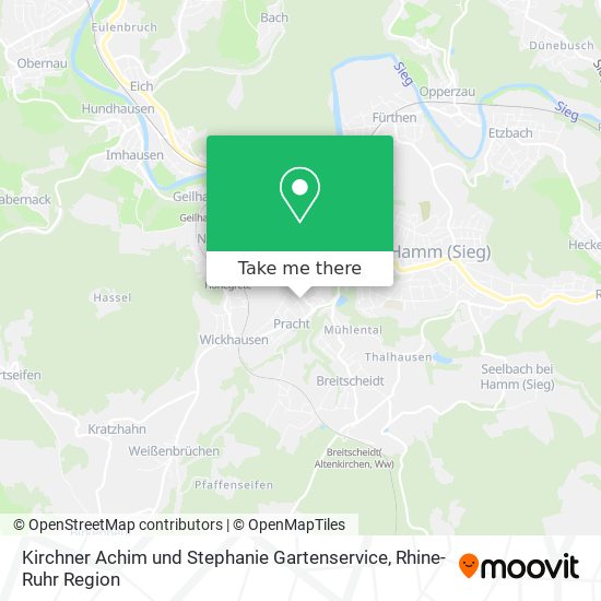 Kirchner Achim und Stephanie Gartenservice map