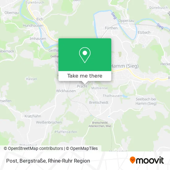 Карта Post, Bergstraße