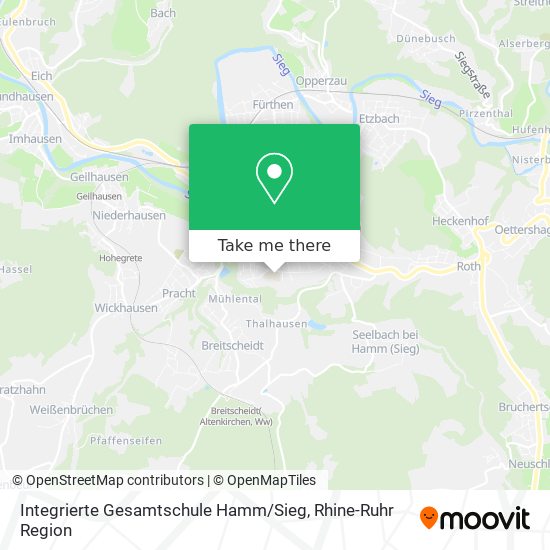Integrierte Gesamtschule Hamm / Sieg map