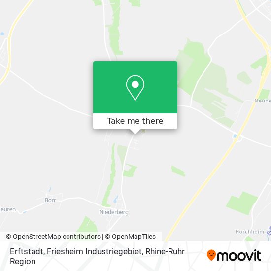 Erftstadt, Friesheim Industriegebiet map