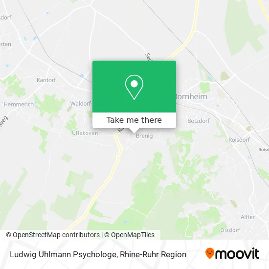 Ludwig Uhlmann Psychologe map