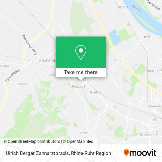Ulrich Berger Zahnarztpraxis map