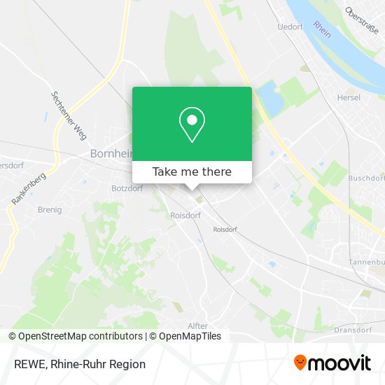 REWE map