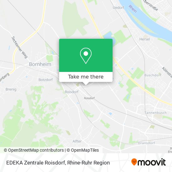 EDEKA Zentrale Roisdorf map