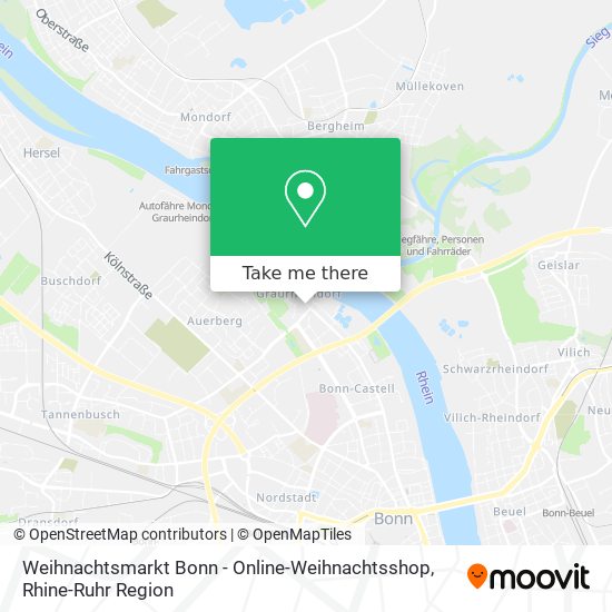 Weihnachtsmarkt Bonn - Online-Weihnachtsshop map