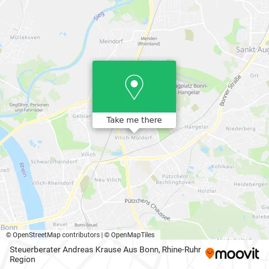 Карта Steuerberater Andreas Krause Aus Bonn