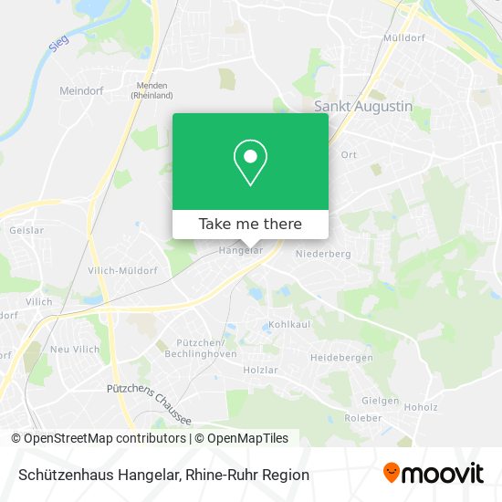 Schützenhaus Hangelar map