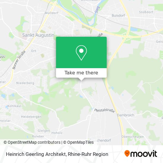 Heinrich Geerling Architekt map