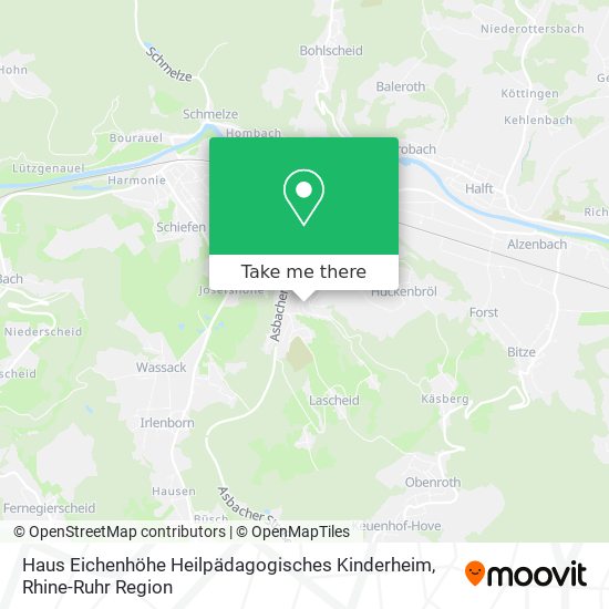 Haus Eichenhöhe Heilpädagogisches Kinderheim map