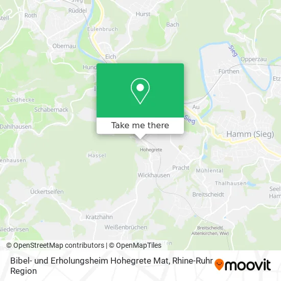 Карта Bibel- und Erholungsheim Hohegrete Mat