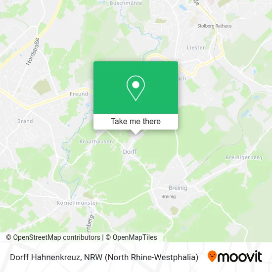 Dorff Hahnenkreuz map