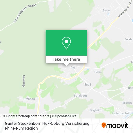 Günter Steckenborn Huk-Coburg Versicherung map