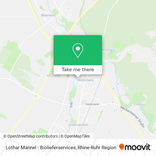 Lothar Mannel - Biolieferservices map