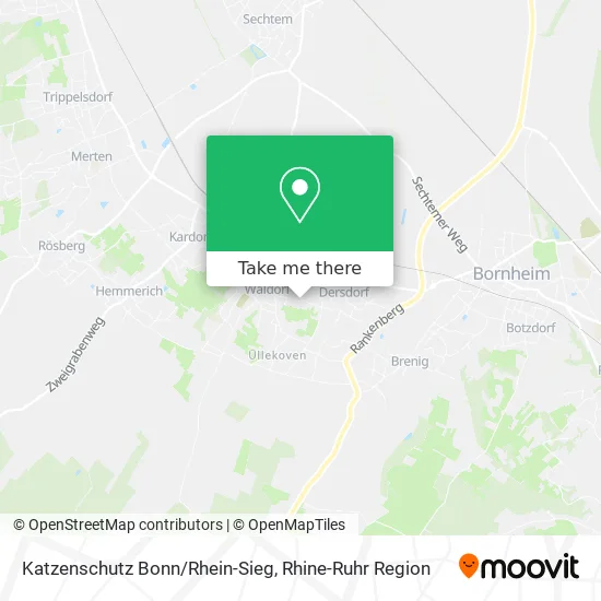 Карта Katzenschutz Bonn/Rhein-Sieg