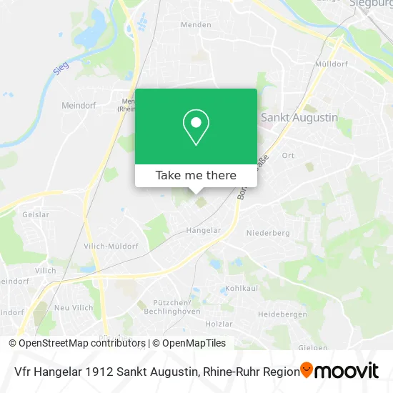 Карта Vfr Hangelar 1912 Sankt Augustin