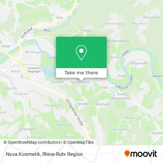 Nova Kosmetik map