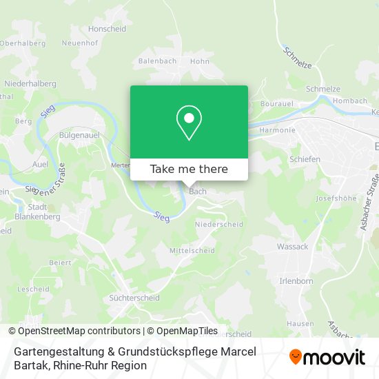 Карта Gartengestaltung & Grundstückspflege Marcel Bartak