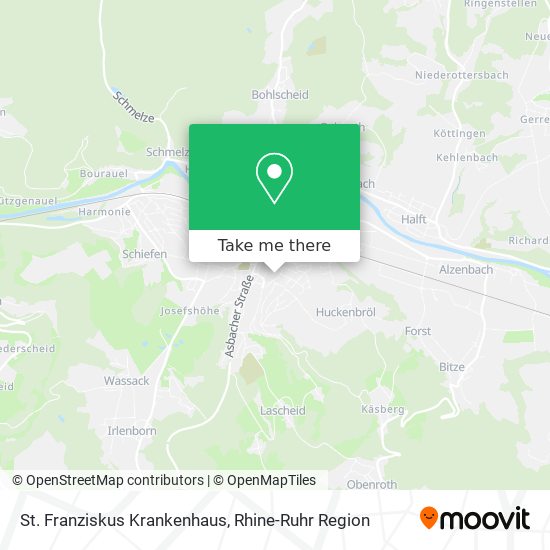 St. Franziskus Krankenhaus map