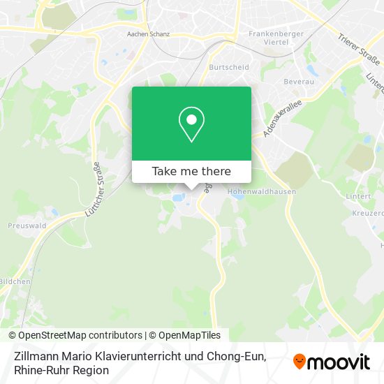 Zillmann Mario Klavierunterricht und Chong-Eun map