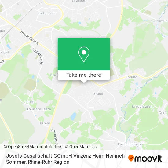 Карта Josefs Gesellschaft GGmbH Vinzenz Heim Heinrich Sommer