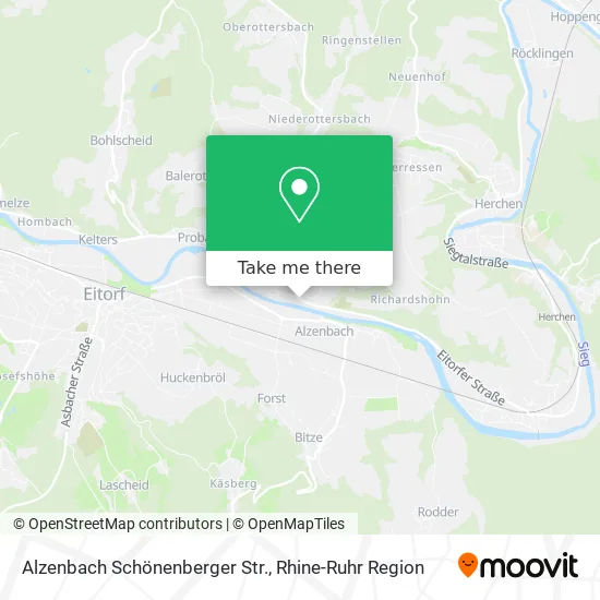 Карта Alzenbach Schönenberger Str.