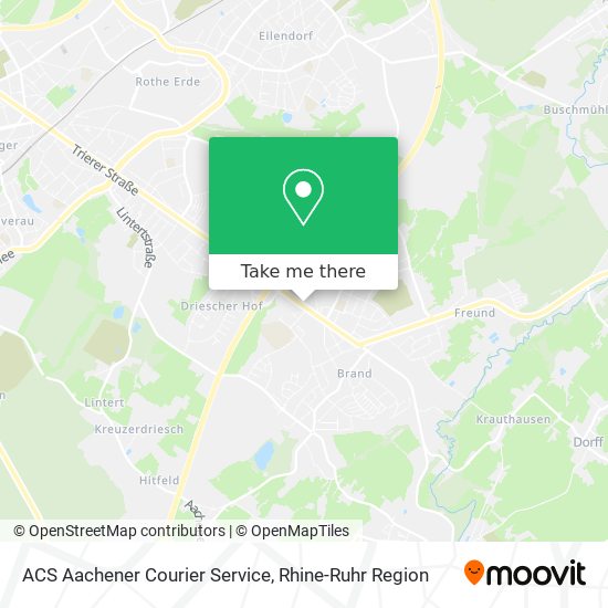 ACS Aachener Courier Service map