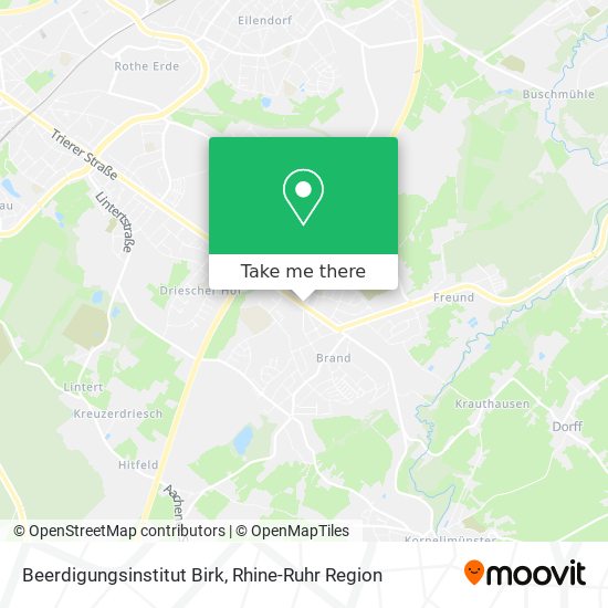 Beerdigungsinstitut Birk map