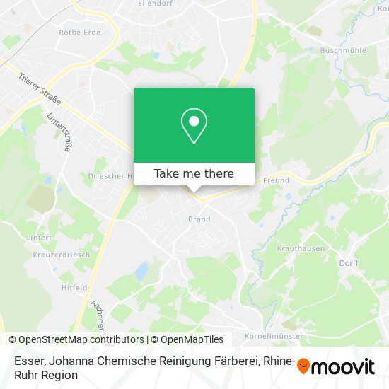 Esser, Johanna Chemische Reinigung Färberei map