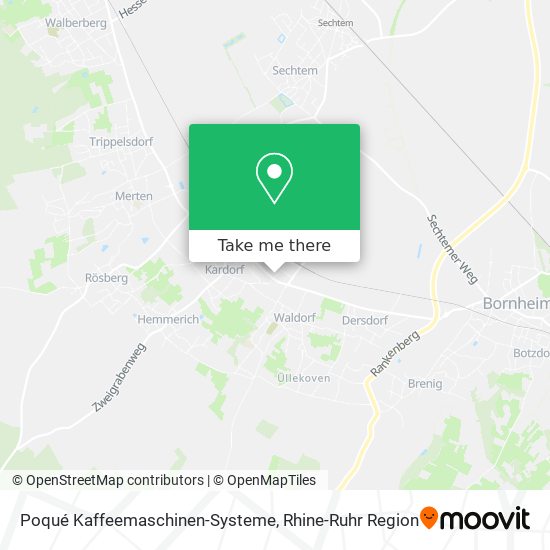 Poqué Kaffeemaschinen-Systeme map