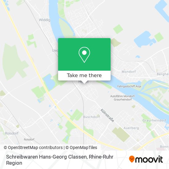 Schreibwaren Hans-Georg Classen map